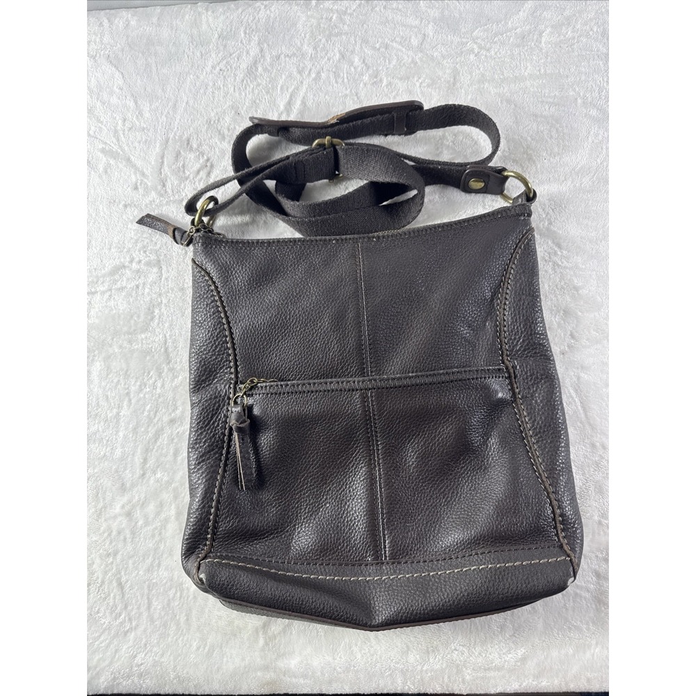 THE SAK - Lucia Leather Crossbody Shoulder Handbag  Brown - Picture 2 of 7